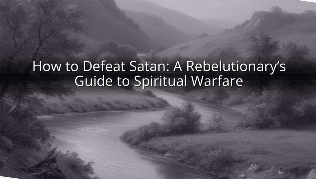 How to Defeat Satan: A Rebelutionary’s Guide to Spiritual Warfare