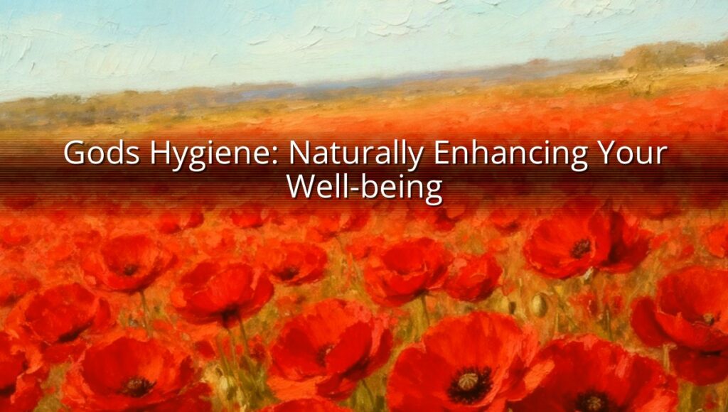 Gods Hygiene: Naturally Enhancing Your Well-being