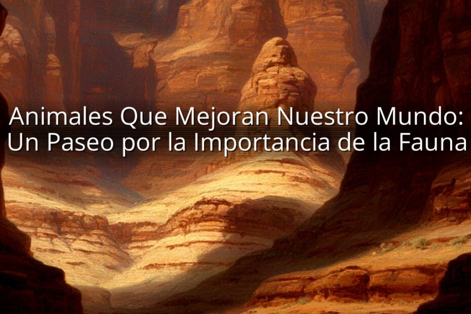 Animales Que Mejoran Nuestro Mundo: Un Paseo por la Importancia de la Fauna