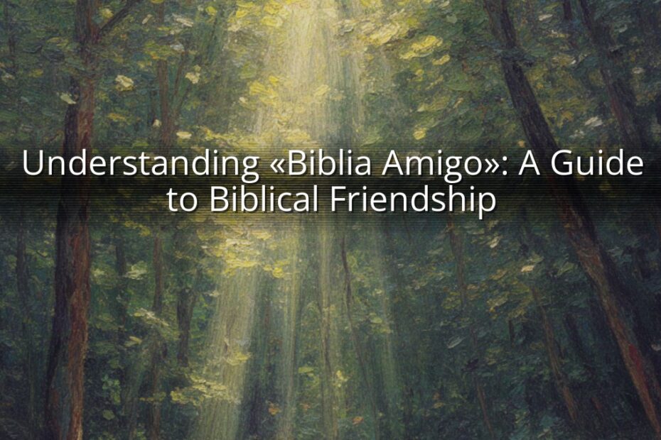 Understanding «Biblia Amigo»: A Guide to Biblical Friendship