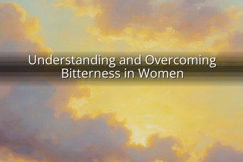Understanding and Overcoming Bitterness in Women