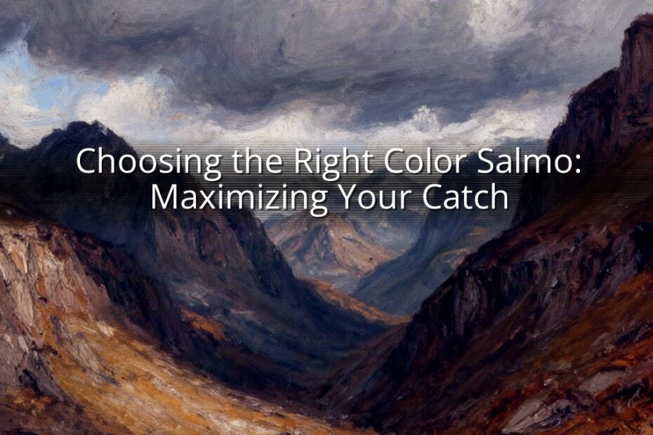 Choosing the Right Color Salmo: Maximizing Your Catch