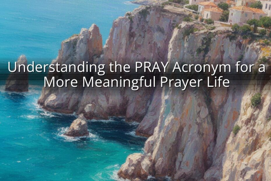 Understanding the PRAY Acronym for a More Meaningful Prayer Life