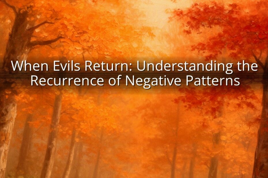 When Evils Return: Understanding the Recurrence of Negative Patterns