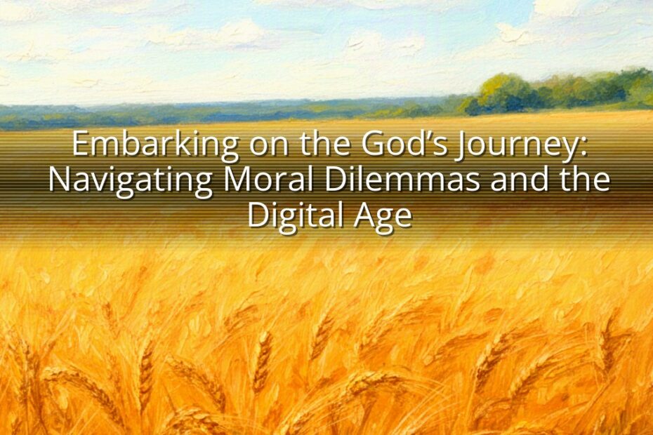 Embarking on the God’s Journey: Navigating Moral Dilemmas and the Digital Age