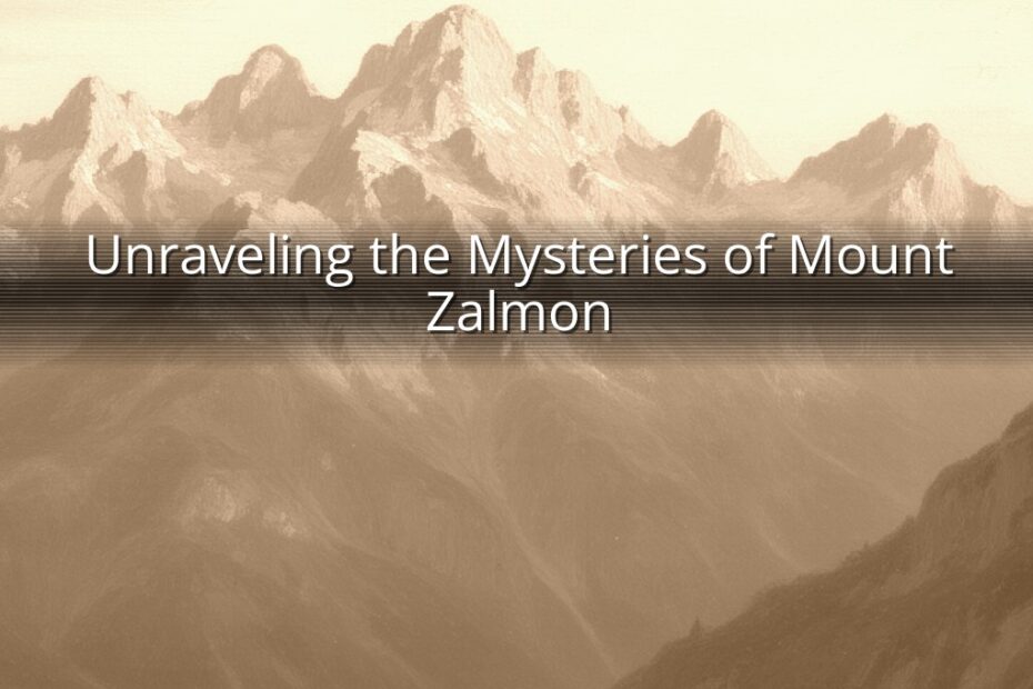 Unraveling the Mysteries of Mount Zalmon