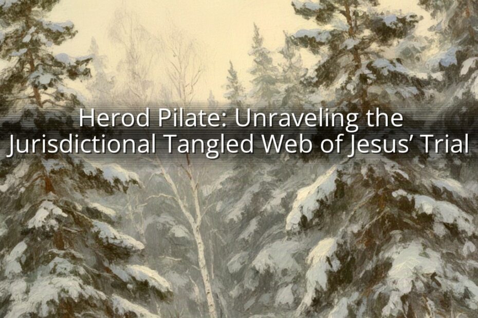 Herod Pilate: Unraveling the Jurisdictional Tangled Web of Jesus’ Trial