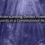 Understanding Denied Power: Safeguards in a Constitutional Republic