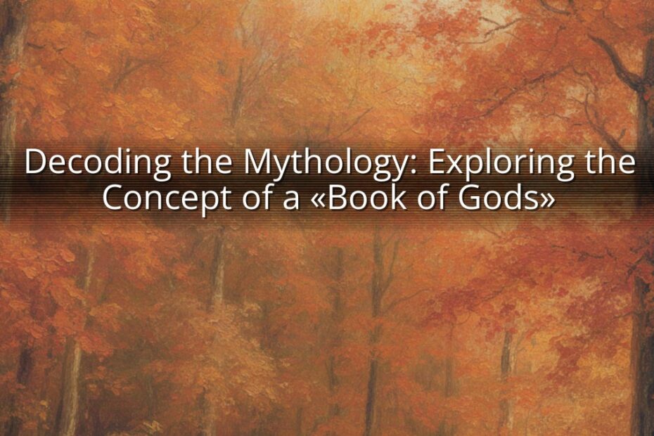 Decoding the Mythology: Exploring the Concept of a «Book of Gods»