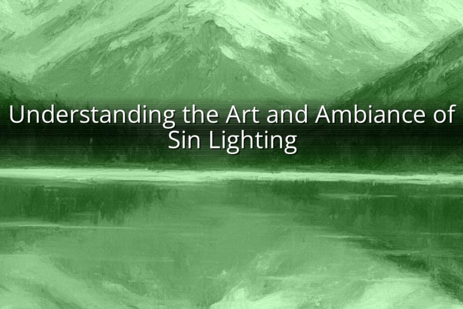 Understanding the Art and Ambiance of Sin Lighting