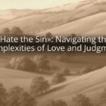 "Hate the Sin": Navigating the Complexities of Love and Judgment «Hate the Sin»: Navigating the Complexities of Love and Judgment