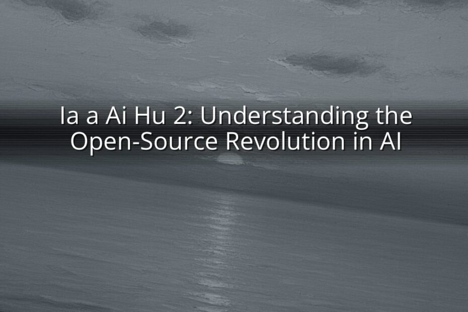Ia a Ai Hu 2: Understanding the Open-Source Revolution in AI