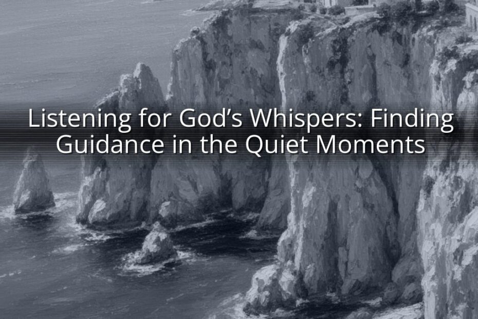 Listening for God’s Whispers: Finding Guidance in the Quiet Moments