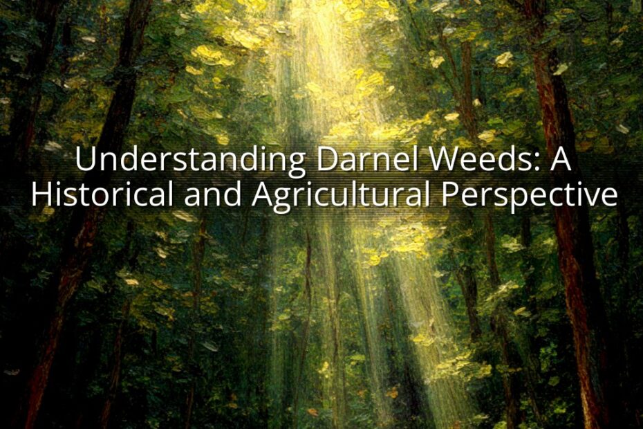 Understanding Darnel Weeds: A Historical and Agricultural Perspective