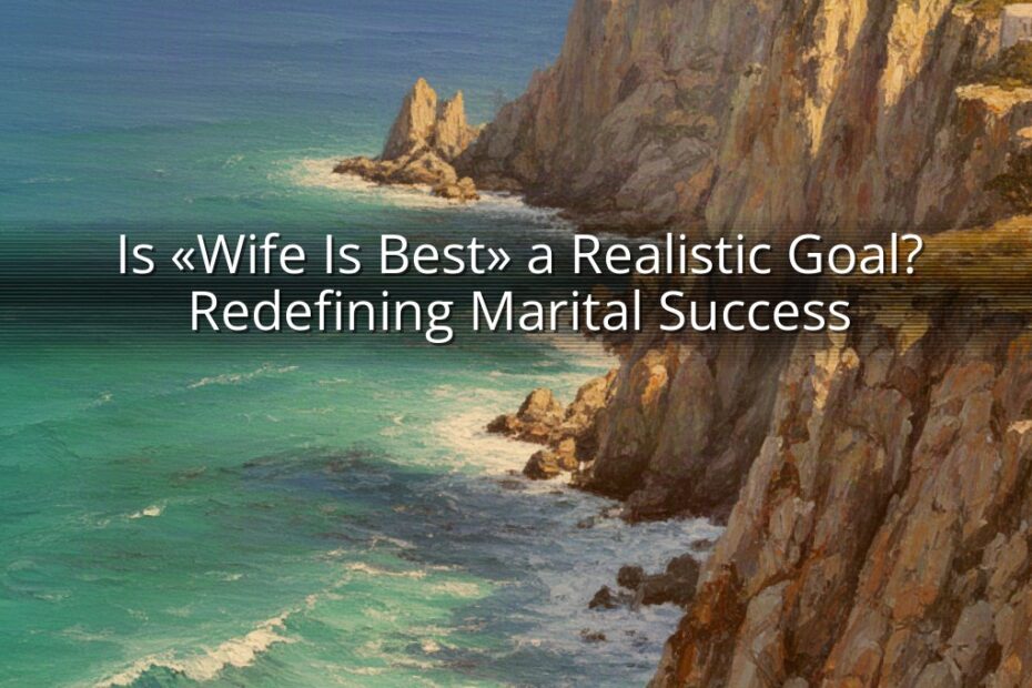 Is «Wife Is Best» a Realistic Goal? Redefining Marital Success