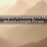 Yo la compré: Unraveling the Mystery Behind a Simple Phrase Yo la compré: Unraveling the Mystery Behind a Simple Phrase