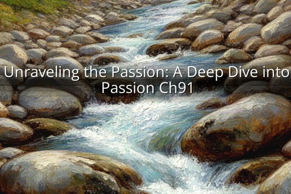 Unraveling the Passion: A Deep Dive into Passion Ch91