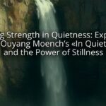 Finding Strength in Quietness: Exploring Anna Ouyang Moench's "In Quietness" and the Power of Stillness Finding Strength in Quietness: Exploring Anna Ouyang Moench’s «In Quietness» and the Power of Stillness