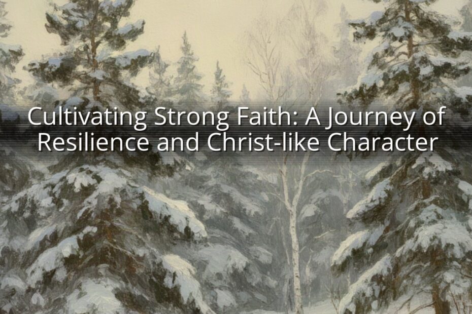 Cultivating Strong Faith: A Journey of Resilience and Christ-like Character