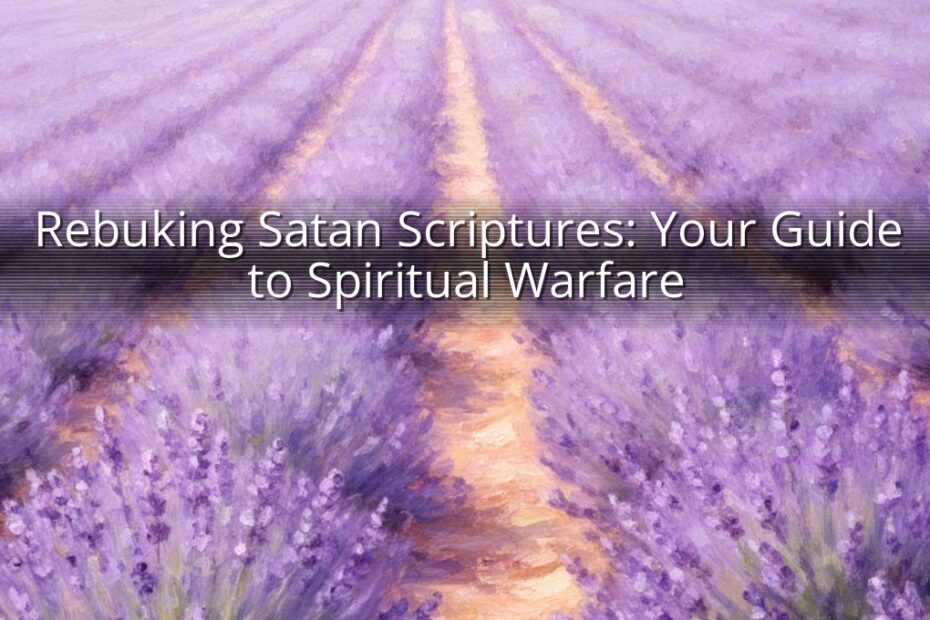 Rebuking Satan Scriptures: Your Guide to Spiritual Warfare