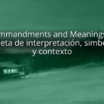 10 Commandments and Meanings: Guía completa de interpretación, simbolismo y contexto