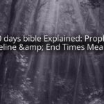 1260 days bible Explained: Prophecy, Timeline & End Times Meaning