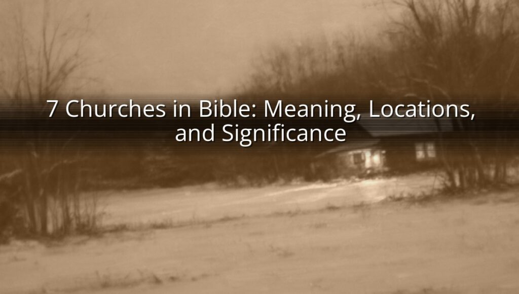 7 Churches in Bible: Meaning, Locations, and Significance