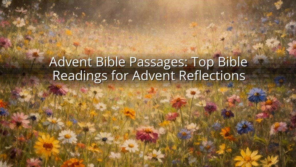 Advent Bible Passages: Top Bible Readings for Advent Reflections