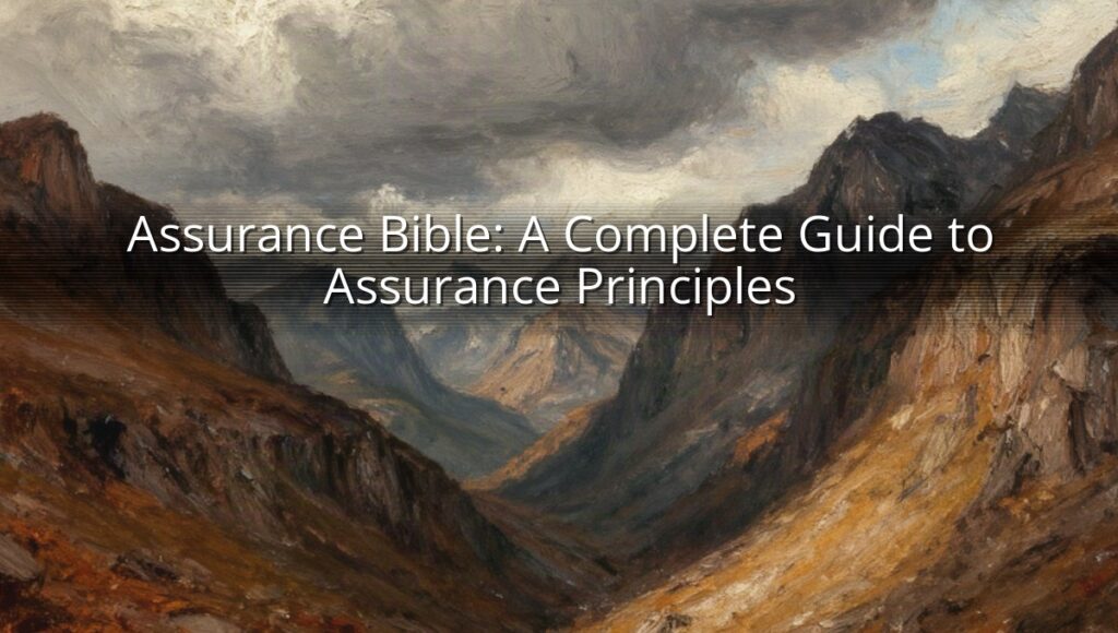 Assurance Bible: A Complete Guide to Assurance Principles