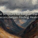 Bible Scripture for Forgiveness and Reconciliation: Finding Healing