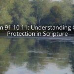 Psalm 91 10 11: Understanding God's Protection in Scripture