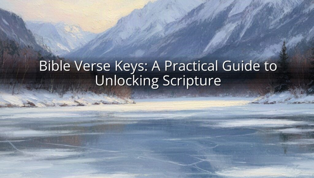 Bible Verse Keys: A Practical Guide to Unlocking Scripture