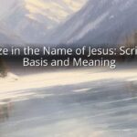 Baptize in the Name of Jesus: Scriptural Basis and Meaning