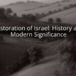 Restoration of Israel: History and Modern Significance