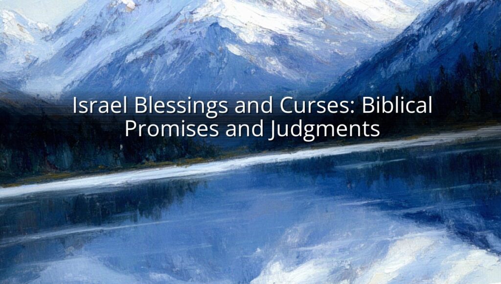 Israel Blessings and Curses: Biblical Promises and Judgments