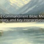 Second Commandment Bible: Meaning, History, and Key Interpretations Second Commandment Bible: Meaning, History, and Key Interpretations