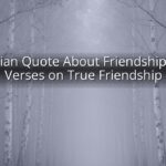 Christian Quote About Friendship: Bible Verses on True Friendship