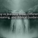 Envy vs Jealousy Bible: Difference, Meaning, and Biblical Guidance