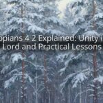 Philippians 4 2 Explained: Unity in the Lord and Practical Lessons