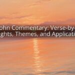 First John Commentary: Verse-by-Verse Insights, Themes, and Applications