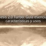 Genesis 2.0 Turbo: Guía esencial de características y usos