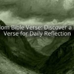 Random Bible Verse: Discover a Fresh Verse for Daily Reflection