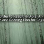What Order to Read the Bible: A Practical Guide and Reading Plan for Beginners