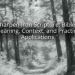 Iron Sharpen Iron Scripture: Bible Verse Meaning, Context, and Practical Applications Iron Sharpen Iron Scripture: Bible Verse Meaning, Context, and Practical Applications