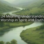 John 4:24 Meaning: Understanding True Worship in Spirit and Truth