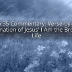 John 6:35 Commentary: Verse-by-Verse Explanation of Jesus' I Am the Bread of Life