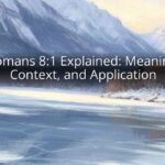 Romans 8:1 Explained: Meaning, Context, and Application