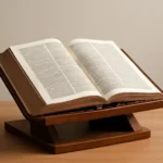 bible and stand