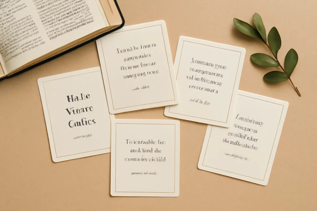 bible verse cards